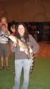 Jaymie and the gator in Florida