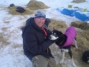 Dr Calhoun at the Iditarod
